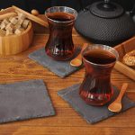 زیر لیوانی مربع 6 پارچه سنگی فوگو تاشوو T1606 Iran Home Appliances لوازم خانگی ایران