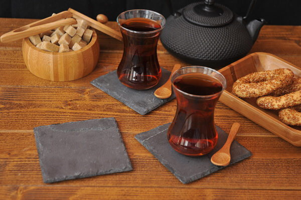 زیر لیوانی مربع 6 پارچه سنگی فوگو تاشوو T1606 Iran Home Appliances لوازم خانگی ایران