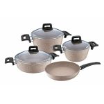 سرویس قابلمه 7 پارچه بژ گرانیت موند تاشوو T3032 Iran Home Appliances لوازم خانگی ایران