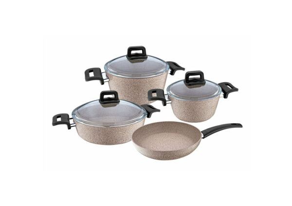 سرویس قابلمه 7 پارچه بژ گرانیت موند تاشوو T3032 Iran Home Appliances لوازم خانگی ایران