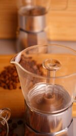 موکاپات شیشه ای 6 فنجان نقره ای سیلور تاشوو T3377 Iran Home Appliances لوازم خانگی ایران