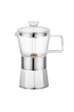 موکاپات شیشه ای 9 فنجان نقره ای سیلور تاشوو T3378 Iran Home Appliances لوازم خانگی ایران