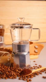 موکاپات شیشه ای 9 فنجان نقره ای سیلور تاشوو T3378 Iran Home Appliances لوازم خانگی ایران