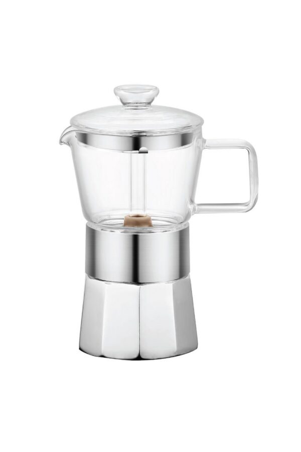 موکاپات شیشه ای 9 فنجان نقره ای سیلور تاشوو T3378 Iran Home Appliances لوازم خانگی ایران