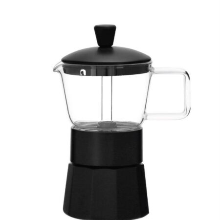 موکاپات شیشه ای 3 فنجان مشکی استون تاشوو T3379 Iran Home Appliances لوازم خانگی ایران