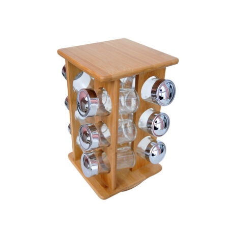 قفسه ادویه چرخان 12 عددی فانتینا بامبوم BBFO01 Iran Home Appliances لوازم خانگی ایران