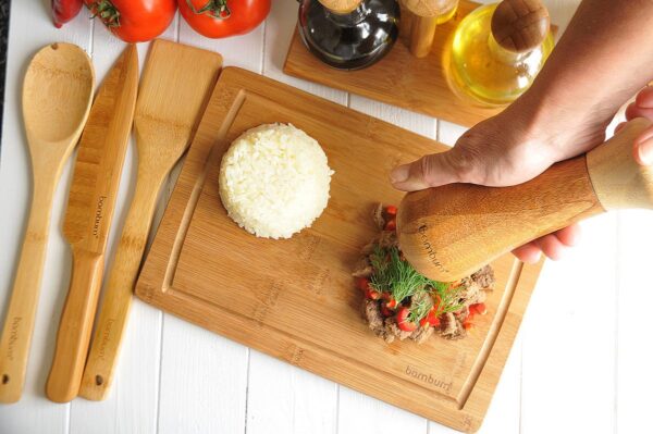 نمک و فلفل پاش 19 سانتیمتر نوچی بامبوم BBNC1