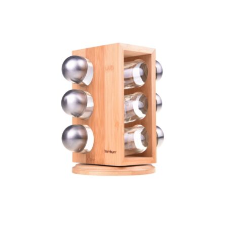 قفسه ادویه چرخان 6 عددی تینا بامبوم B2250 Iran Home Appliances لوازم خانگی ایران