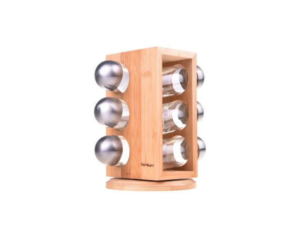 قفسه ادویه چرخان 6 عددی تینا بامبوم B2250 Iran Home Appliances لوازم خانگی ایران