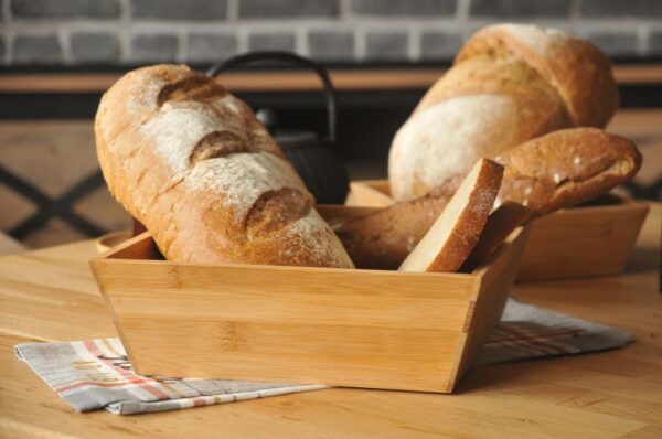 ظرف پذیرایی نان 24 سانتی متر سولی بامبوم B2380