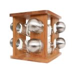 قفسه ادویه چرخان 8 عددی فونتی بامبوم B2617 Iran Home Appliances لوازم خانگی ایران