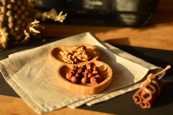 بشقاب اسنک 2 قسمتی آمور بامبوم B2619 Iran Home Appliances لوازم خانگی ایران