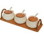 سرویس جای ادویه 3 عددی داستی بامبوم B2679 Iran Home Appliances لوازم خانگی ایران