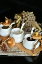 سرویس جای ادویه 3 عددی داستی بامبوم B2679