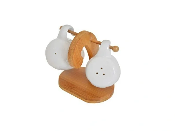 نمک پاش و فلفل پاش 3 پارچه کوپر بامبوم B2836 Iran Home Appliances لوازم خانگی ایران