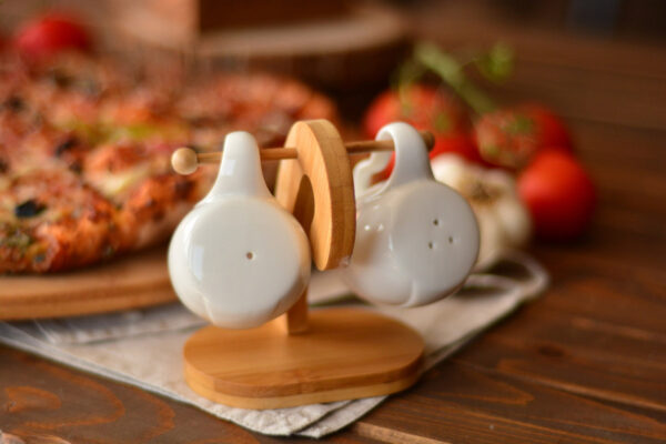 نمک پاش و فلفل پاش 3 پارچه کوپر بامبوم B2836 Iran Home Appliances لوازم خانگی ایران