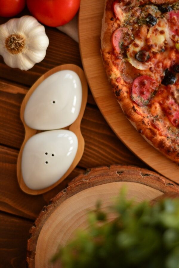 نمک پاش و فلفل پاش 3 پارچه استون بامبوم B2837