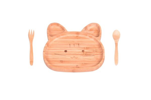 سرویس غذاخوری کودک 3 پارچه کیتی بامبوم B2874 Iran Home Appliances لوازم خانگی ایران