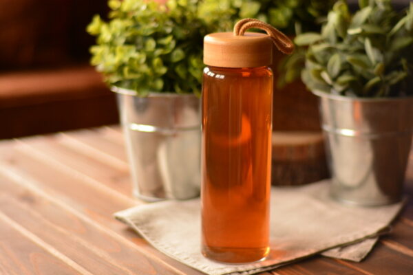 بطری آب شیشه ای 400 میلی لیتر دییم بامبوم B0427 Iran Home Appliances لوازم خانگی ایران