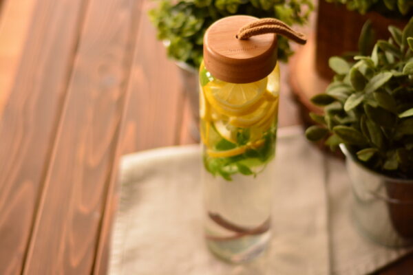 بطری آب شیشه ای 800 میلی لیتر دییم بامبوم B0429 Iran Home Appliances لوازم خانگی ایران