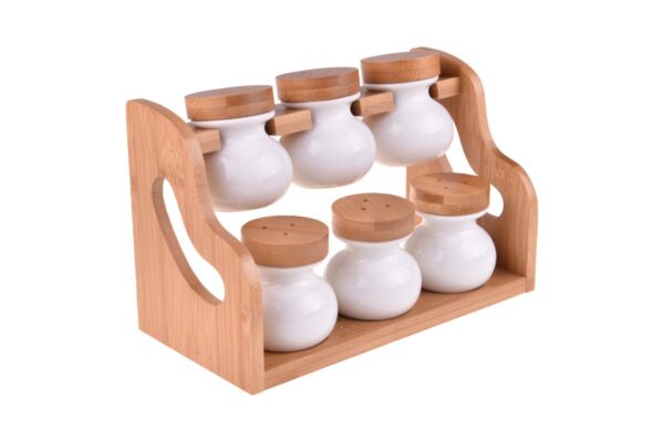 سرویس ادویه 7 پارچه پیتاز بامبوم B0563 Iran Home Appliances لوازم خانگی ایران