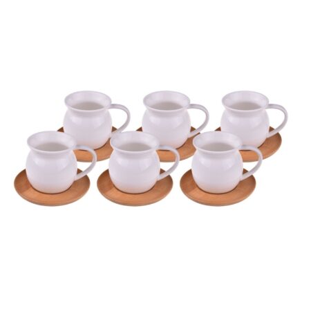 سرویس فنجان و نعلبکی 6 نفره توربی بامبوم B0911 Iran Home Appliances لوازم خانگی ایران