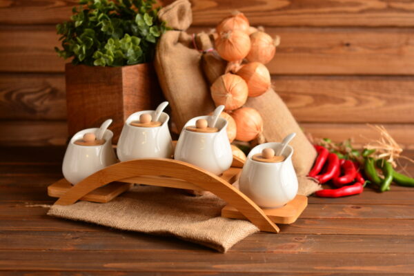 سرویس ادویه 4 عددی بستا بامبوم B1102 Iran Home Appliances لوازم خانگی ایران