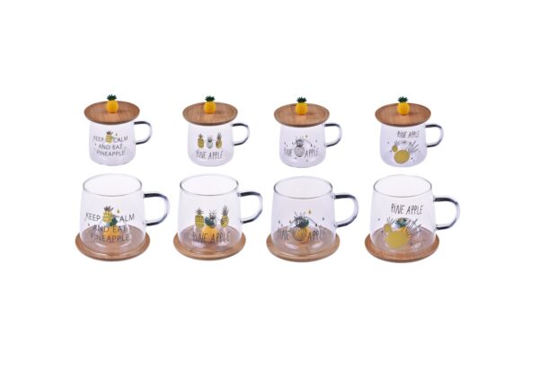 لیوان شیشه ای 280 میلی لیتر اسپر بامبوم B1168 Iran Home Appliances لوازم خانگی ایران