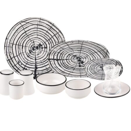 سرویس غذاخوری بون چاینا 35 پارچه بروساد بامبوم B3039 Iran Home Appliances لوازم خانگی ایران