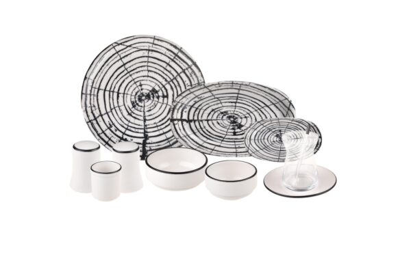 سرویس غذاخوری بون چاینا 35 پارچه بروساد بامبوم B3039 Iran Home Appliances لوازم خانگی ایران