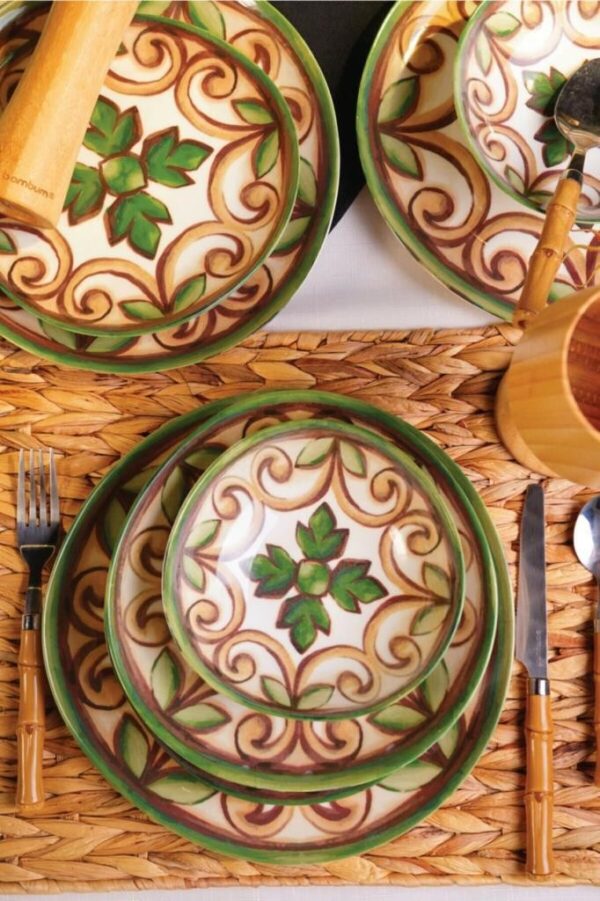 سرویس غذاخوری بون چاینا 24 پارچه لوسیا بامبوم B3283 Iran Home Appliances لوازم خانگی ایران