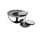 ظرف نگهدارنده با رنده استیل روس بامبوم B3691 Iran Home Appliances لوازم خانگی ایران