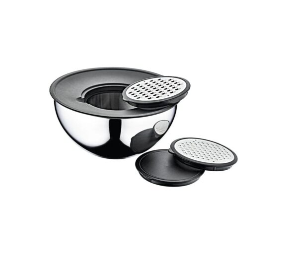 ظرف نگهدارنده با رنده استیل روس بامبوم B3691 Iran Home Appliances لوازم خانگی ایران