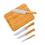 ست کارد و تخته گوشت 5 پارچه سیمبول بامبوم B4401 Iran Home Appliances لوازم خانگی ایران