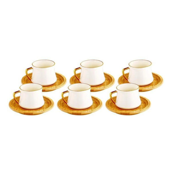 سرویس فنجان و نعلبکی 6 نفره روملیا بامبوم B4474 Iran Home Appliances لوازم خانگی ایران