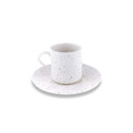 سرویس فنجان و نعلبکی 6 نفره سفید فیگور بامبوم B4409 Iran Home Appliances لوازم خانگی ایران