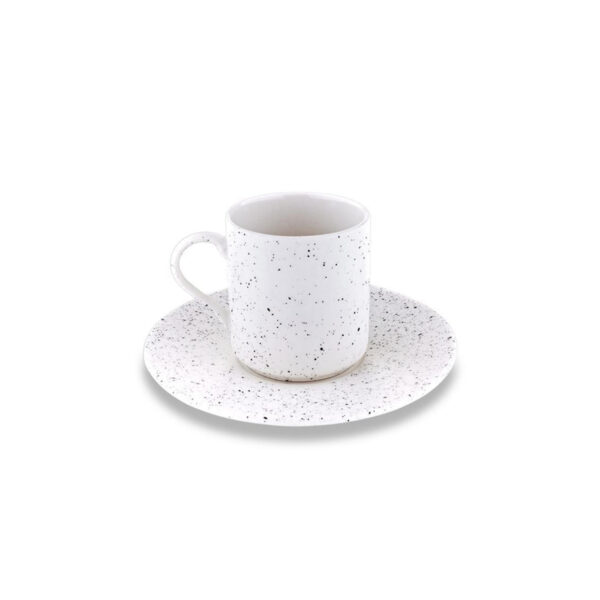 سرویس فنجان و نعلبکی 6 نفره سفید فیگور بامبوم B4409 Iran Home Appliances لوازم خانگی ایران