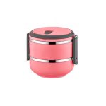 ظرف غذا 2 طبقه صورتی اینفرش تاشوو T3641 Iran Home Appliances لوازم خانگی ایران