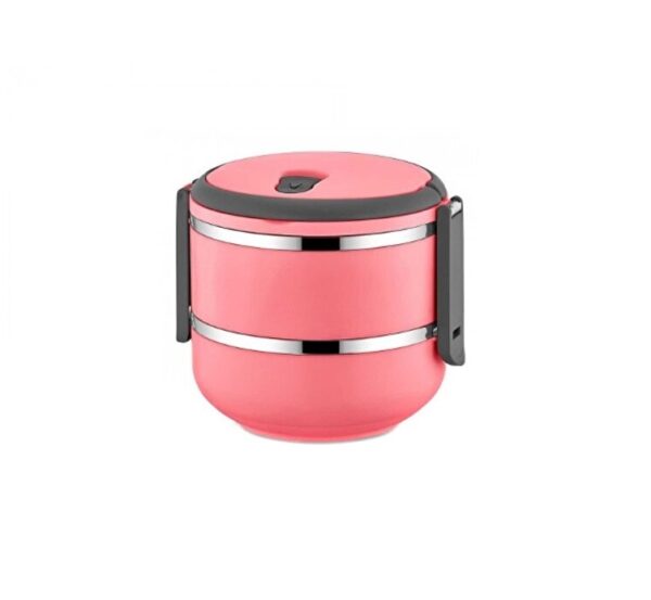 ظرف غذا 2 طبقه صورتی اینفرش تاشوو T3641 Iran Home Appliances لوازم خانگی ایران