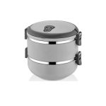 ظرف غذا 2 طبقه طوسی اینفرش تاشوو T3644 Iran Home Appliances لوازم خانگی ایران