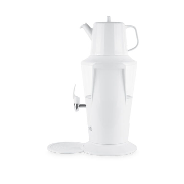 سماور برقی 1500 وات 1.2 + 3.0 ليتر سفيد هانيبال رابیلوکس 111902