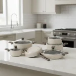 سرویس قابلمه گرانیت 11 پارچه کرم یورک ریوالد 650100-17 | لوازم خانگی ایران