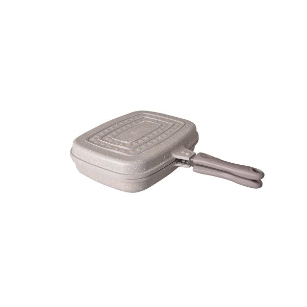 تابه گریل دو طرفه 32*24 سانتی متر 2 لیتر بژ یورک ریوالد 6508032-0106