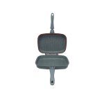 تابه گریل دوطرفه 32*24 سانتی متر 2 لیتر طوسی یورک ریوالد 6508032-0114