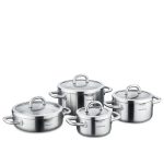 سرویس قابلمه 8 پارچه استیل براق آلبا کرکماز 2795 | لوازم خانگی ایران