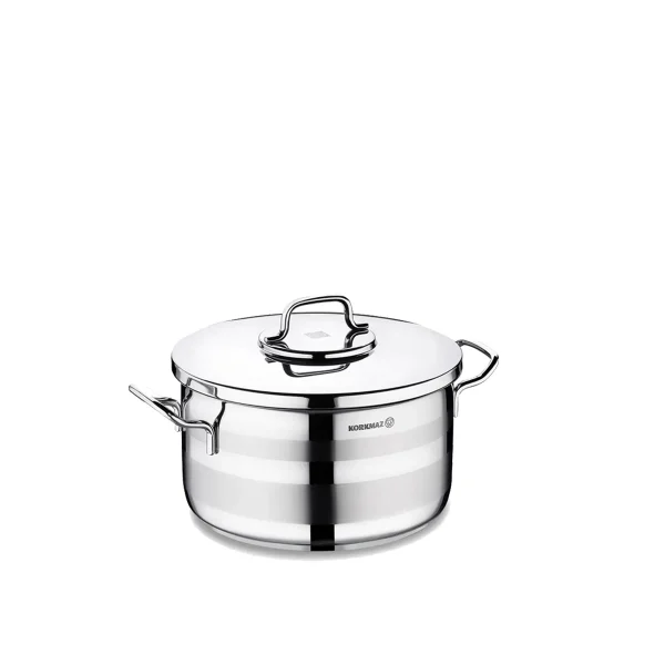 قابلمه 20*11 سانتی متر 3.3 لیتر استیل براق آسترا ۲ کرکماز 2023 | لوازم خانگی ایران