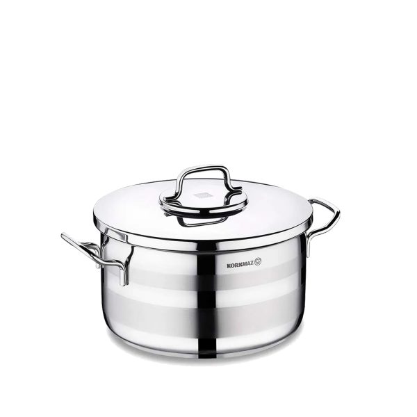 قابلمه 26*14 سانتی متر 7.25 لیتر استیل براق آسترا ۲ کرکماز 2026