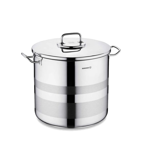 قابلمه گود 40*34 سانتی متر 42.5 لیتر استیل براق آسترا ۲ کرکماز 2033