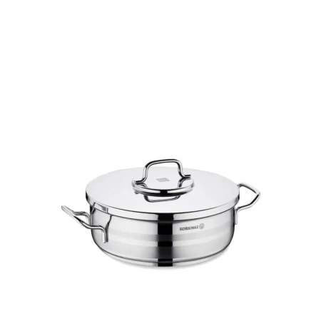 قابلمه کوتاه 24*8 سانتی متر 3.5 لیتر استیل براق آسترا ۲ کرکماز 2034 | لوازم خانگی ایران