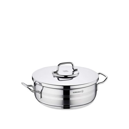 قابلمه کوتاه 26*8.5 سانتی متر 4.5 لیتر استیل براق آسترا ۲ کرکماز 2035